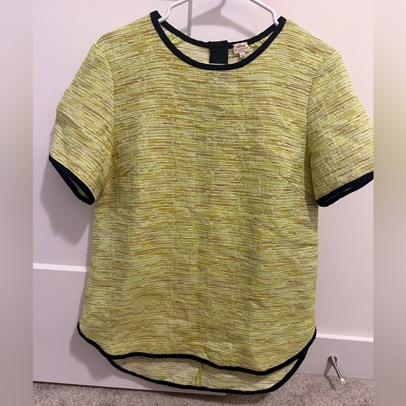 Aritzia Wilfred Heathered Green Blouse Short Sleeve T-shirt Size Medium Women’s - Picture 1 of 11